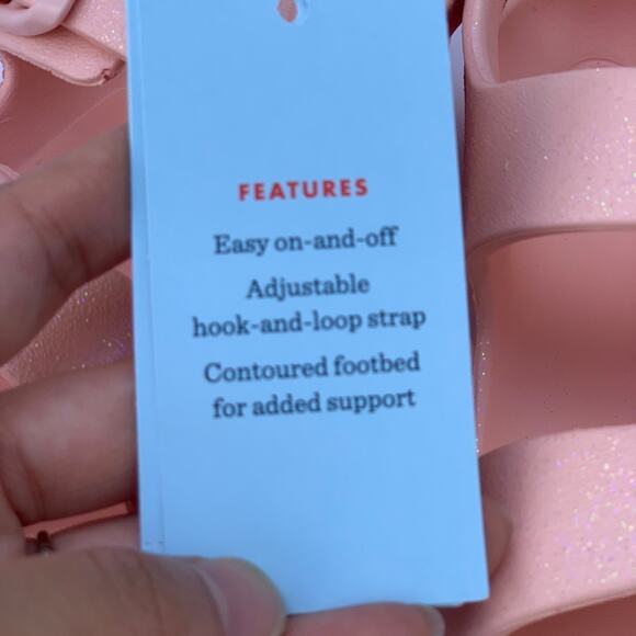 Ade Footbed Sandals for Toddler Girls Size 9 Cat & Jack - Picture 7 of 8